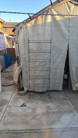 Metal rack storage display