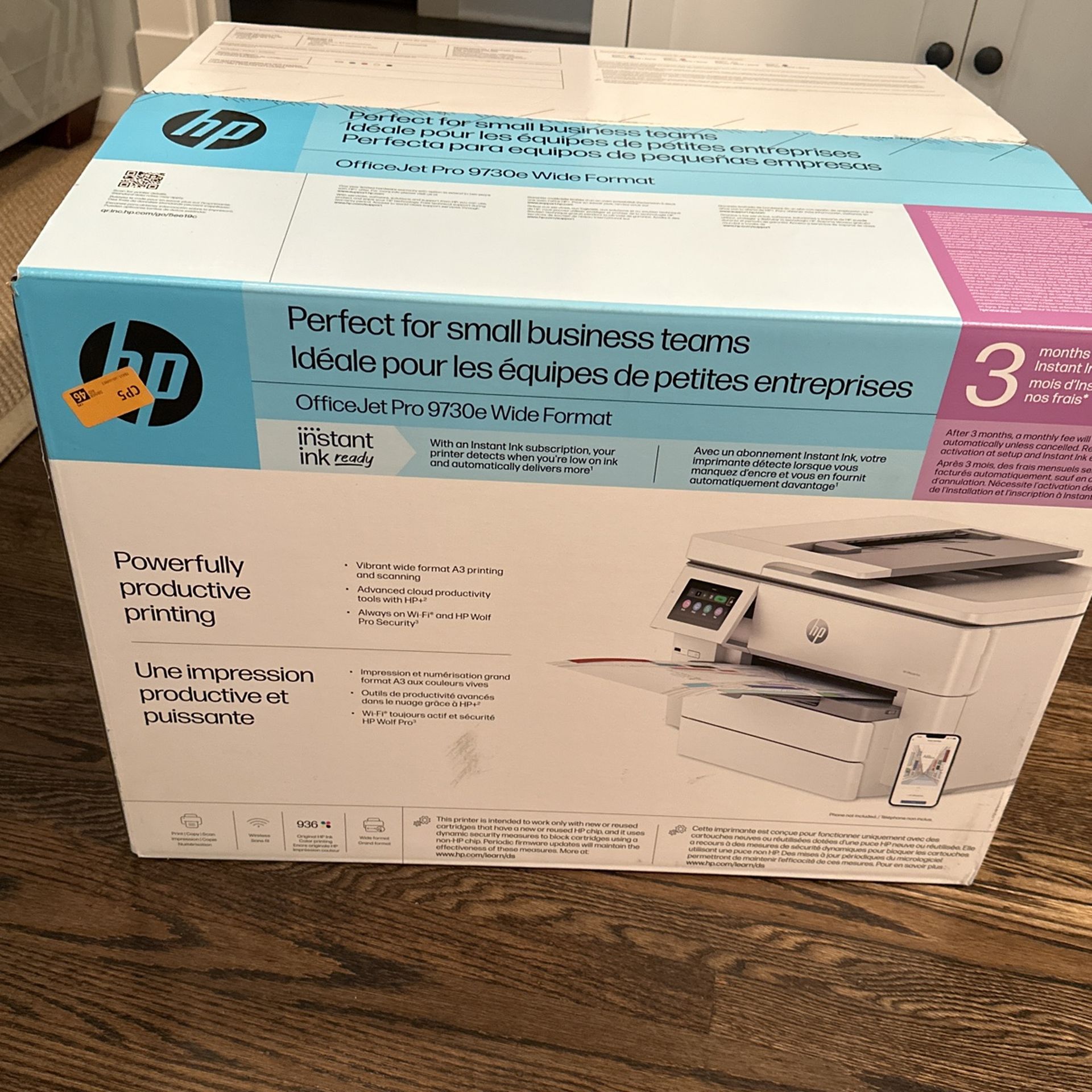 NEW! HP OfficeJet Pro 9730e Wide Format Printer