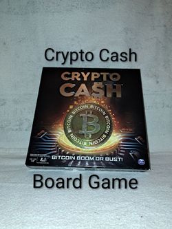 Crypto Cash Board Game In Excellent New Condition (Is Complete Nothing Missing)