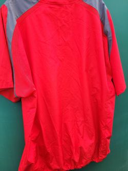 Used Houston Cougars Nike storm-Fit Long Sleeve pullover windbreaker , &K6Q