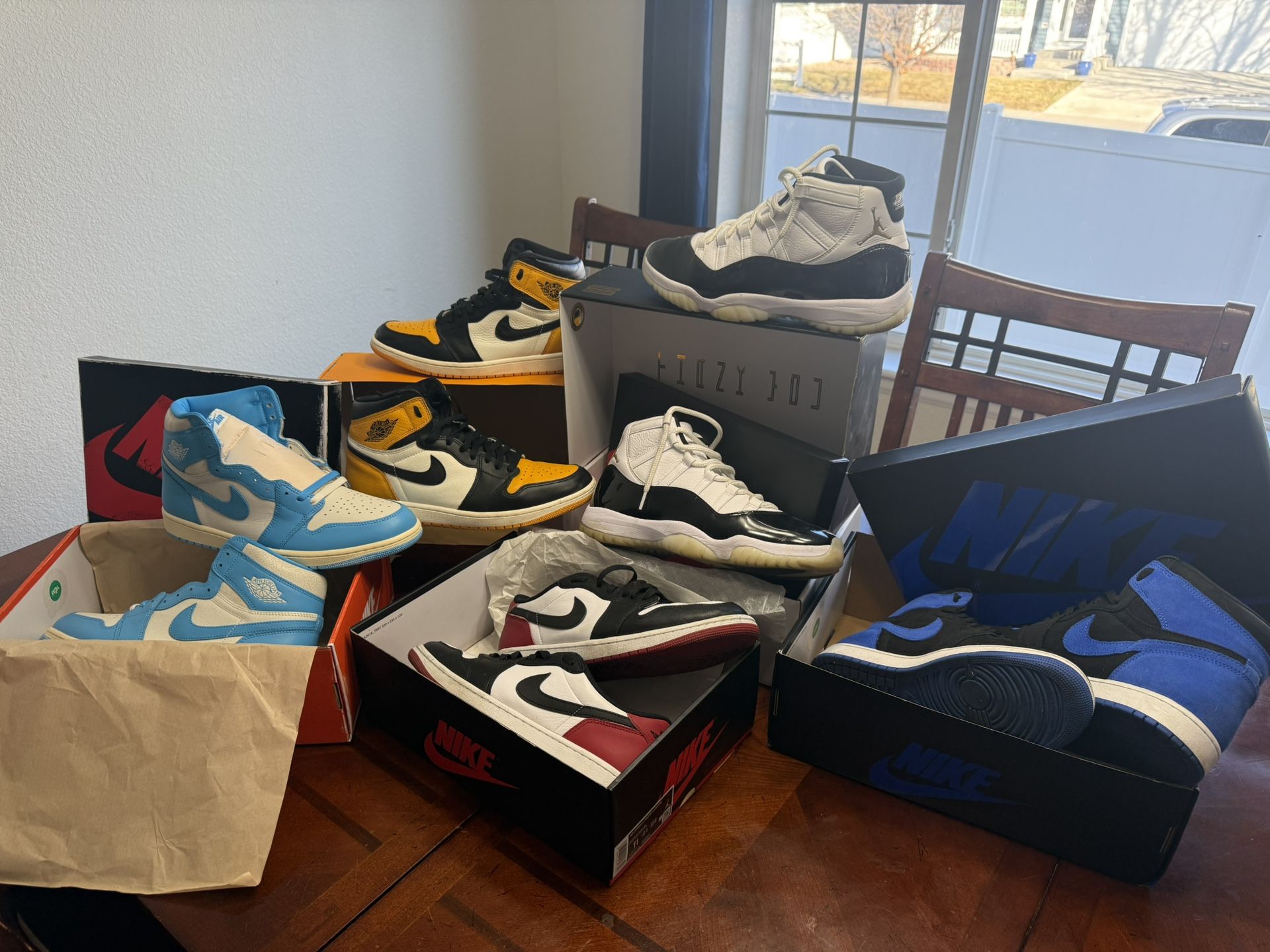 5 Pairs Air Jordans