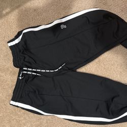 Pink Track Pants In Color Black
