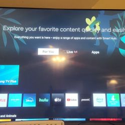 65" 4k Samsung AU8000 TV