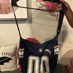 Chargers Jersey tote bag