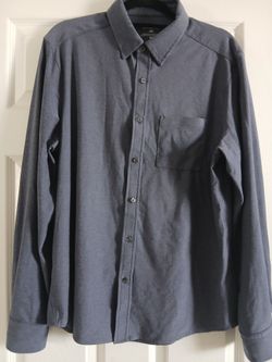 Rhone Commuter Shirt in Medium Navy Blue