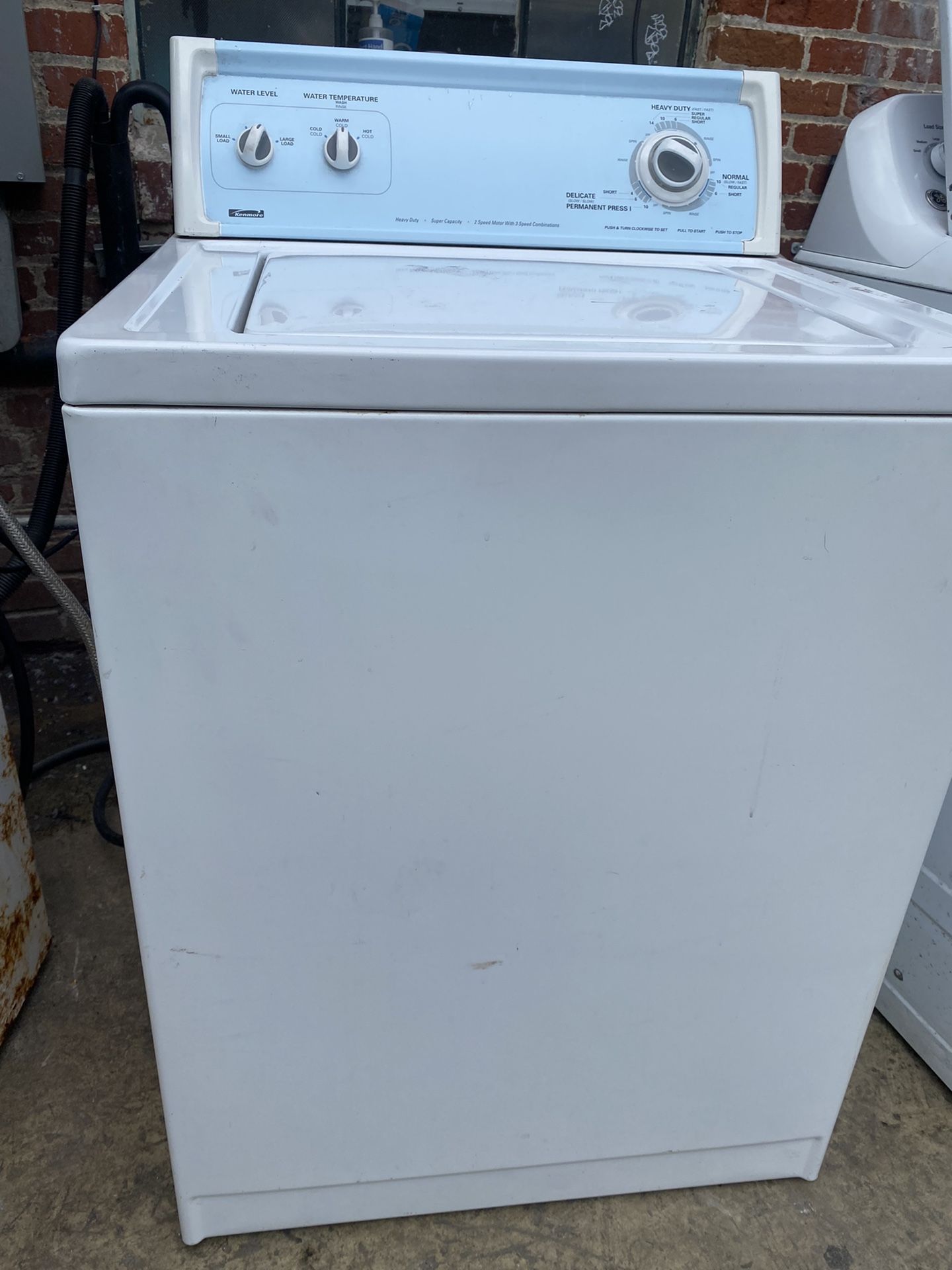 Kenmore Heavy Duty Super Capacity Washer Traddituonal
