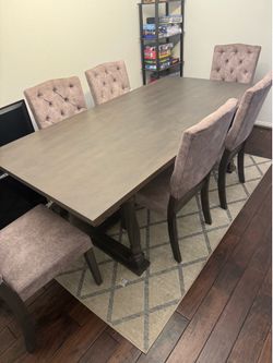 7 piece Dining table