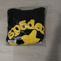 Yellow Sp5der Hoodie 