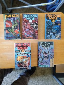 Man-Kzin Wars Anthologies Signed by Larry Niven