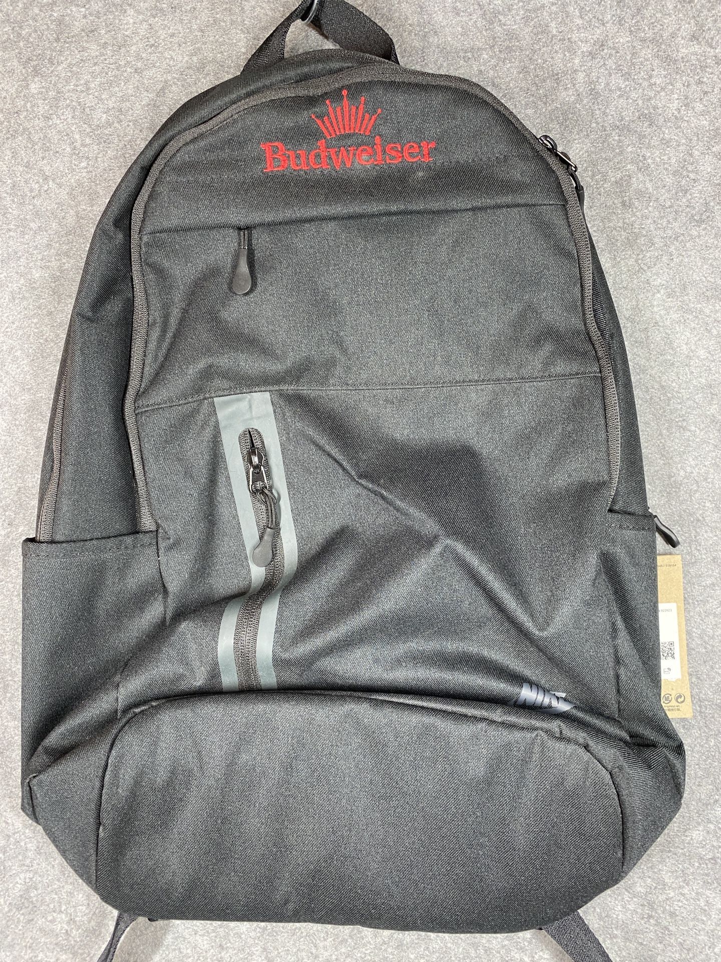 Nike backpack with Budweiser Embroidery