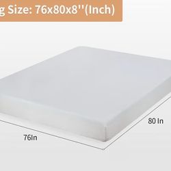 King Gel Memory Foam Mattress like new