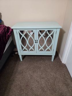 Accent Cabinet with Mirrored Door