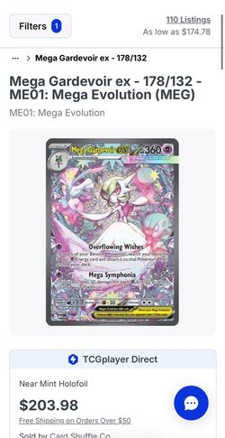 Mega Gardevoir ex-178 mega evolution