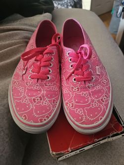Vans x Hello Kitty Pink Canvas Sneakers