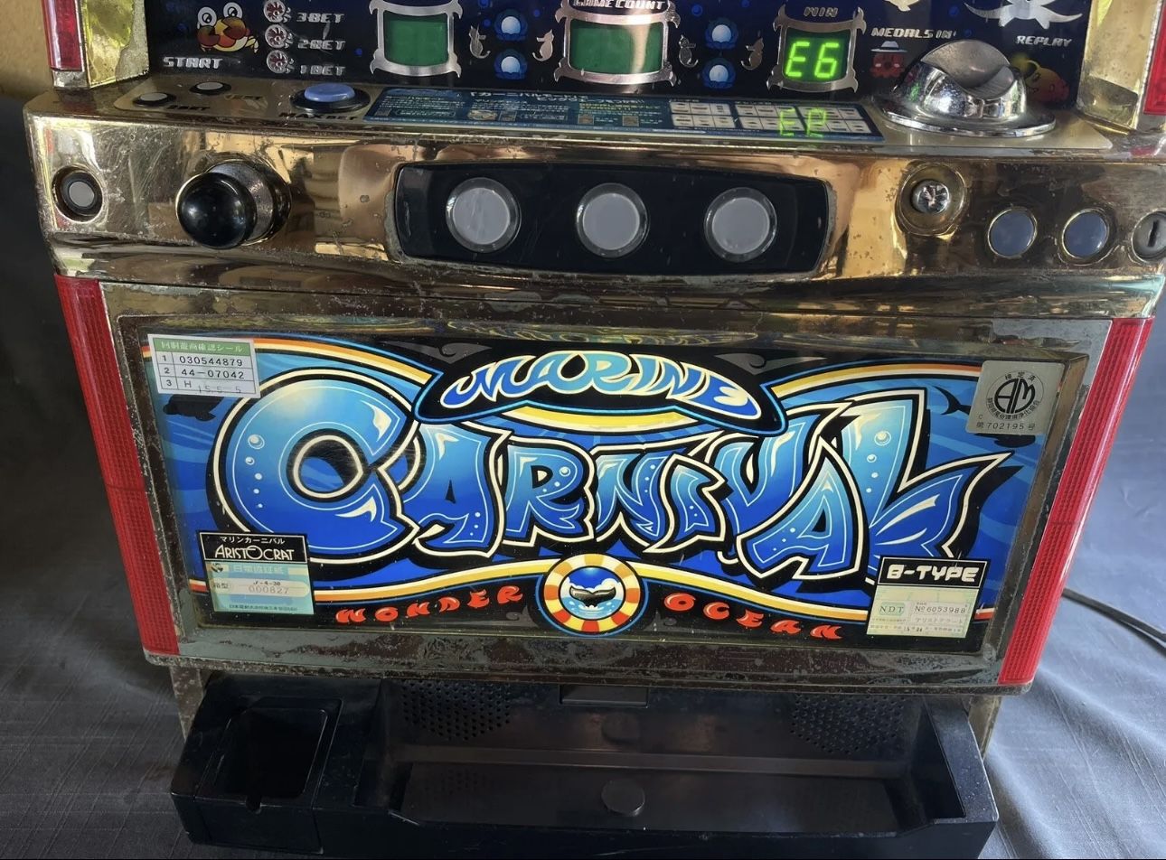 Aristocrat Marine Carnival Pachislo Japanese Slot Machine for Sale