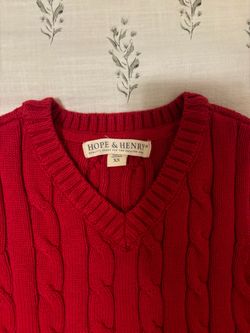 Boys Organic Cotton Red Vest