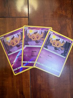 Pokemon Phantump 93/236 Cosmic Eclipse Reverse Holo & Non-Holo Lot of 3! NM/M