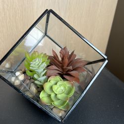 Small Faux Plant Decor
