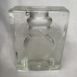 Snowman Candle Holder 