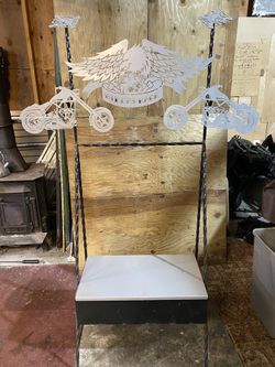 Custom Motorcycle Gear Rack/Bench