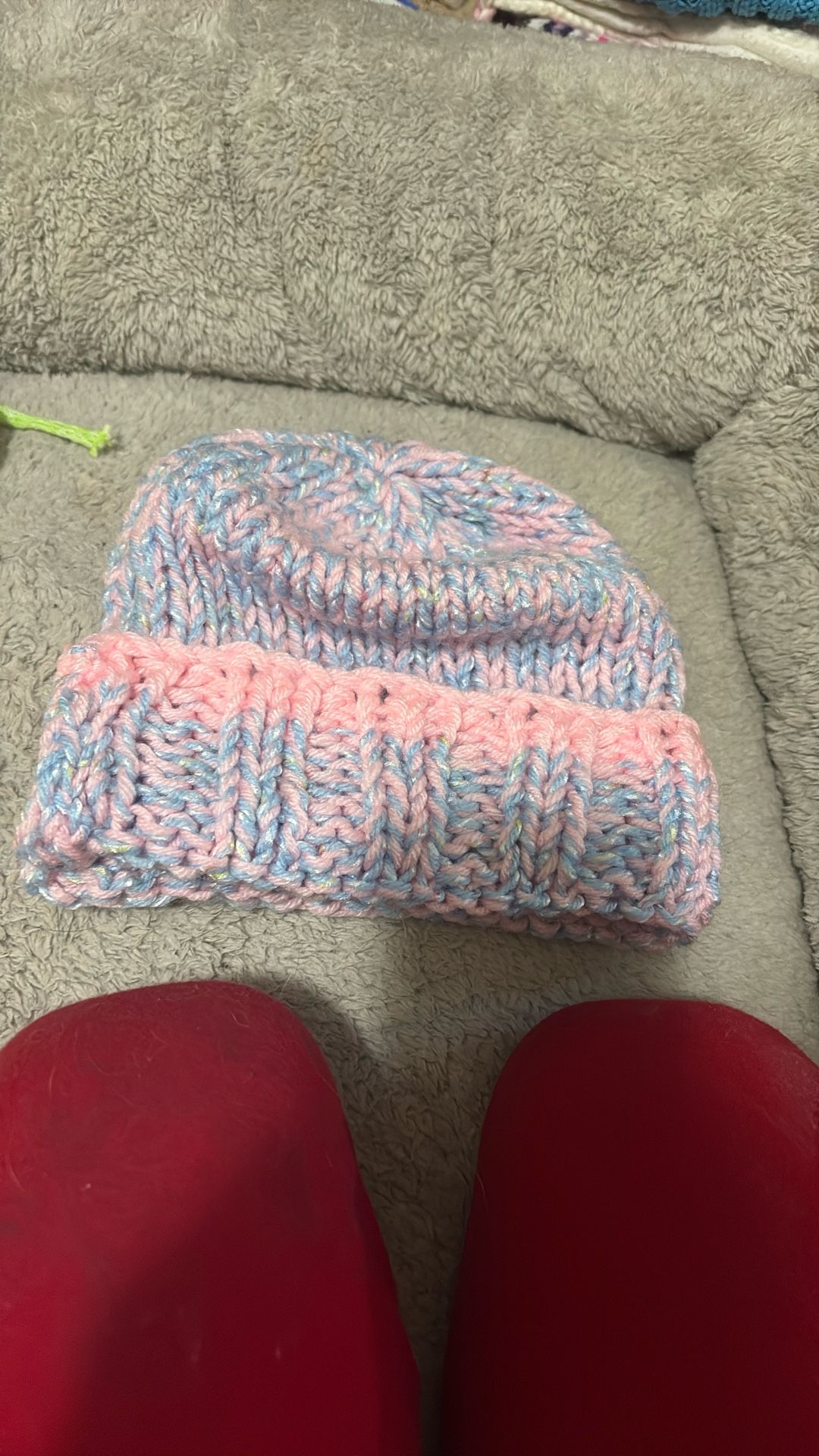 cute Pink Blue Hat