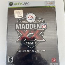 Madden NFL XX 09 1(contact info removed) Collector's Edition Head Coach (Xbox 360) NEW SEALED