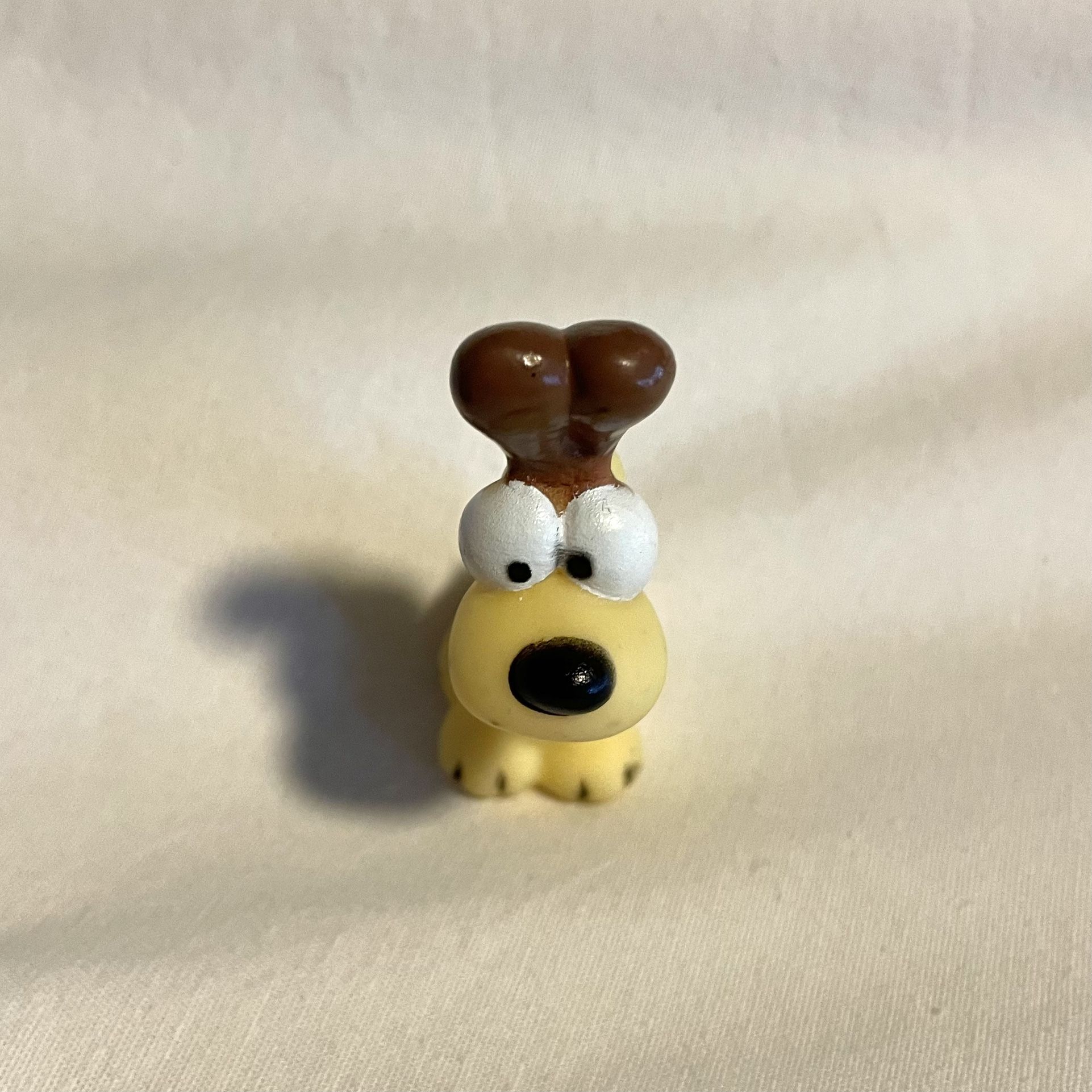 *VINTAGE* ODIE of the Garfield Franchise 2” Rubber Pencil Topper -Hong Kong -80s
