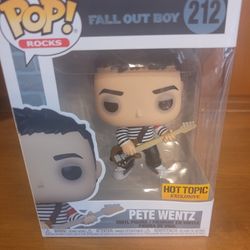 Funko Pop! Rocks Fall Out Boy - Pete Wentz Hot Topic Exclusive