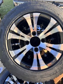New Set Golf Cart Wheels