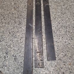 3 Pieces Used 1/4" Thick 1-1/2" Wide Flat Steel