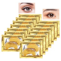 NEW — Collagen Eye Mask (10 Pairs): Under-Eye Patches for Dark Circles & Puffiness