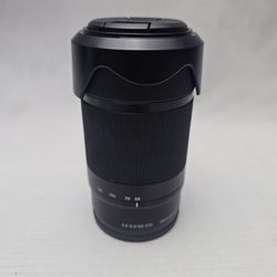 Sony 55-210mm f4.5-6.3 OSS zoom lens (Black) w/Lens caps, Lens hood 