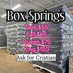 Box Springs  Twin box Full box  Queen box  King box  Bases para colchon  Box spring 