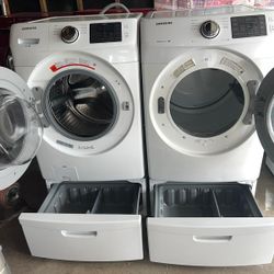 Washer And Electric Dryer 🚚 FREE DELIVERY AND INSTALLATION 🚚 🏡 