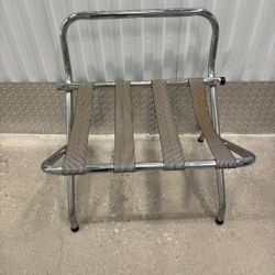 Strong, steady luggage rack.  24” wide , 17” depth , 25” high $40