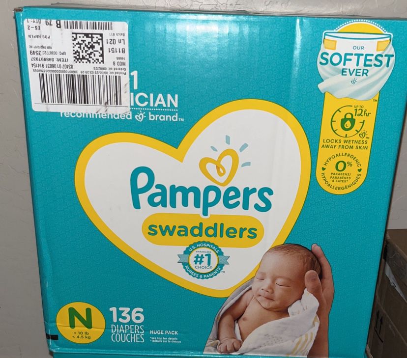 Newborn Diapers Pampers 