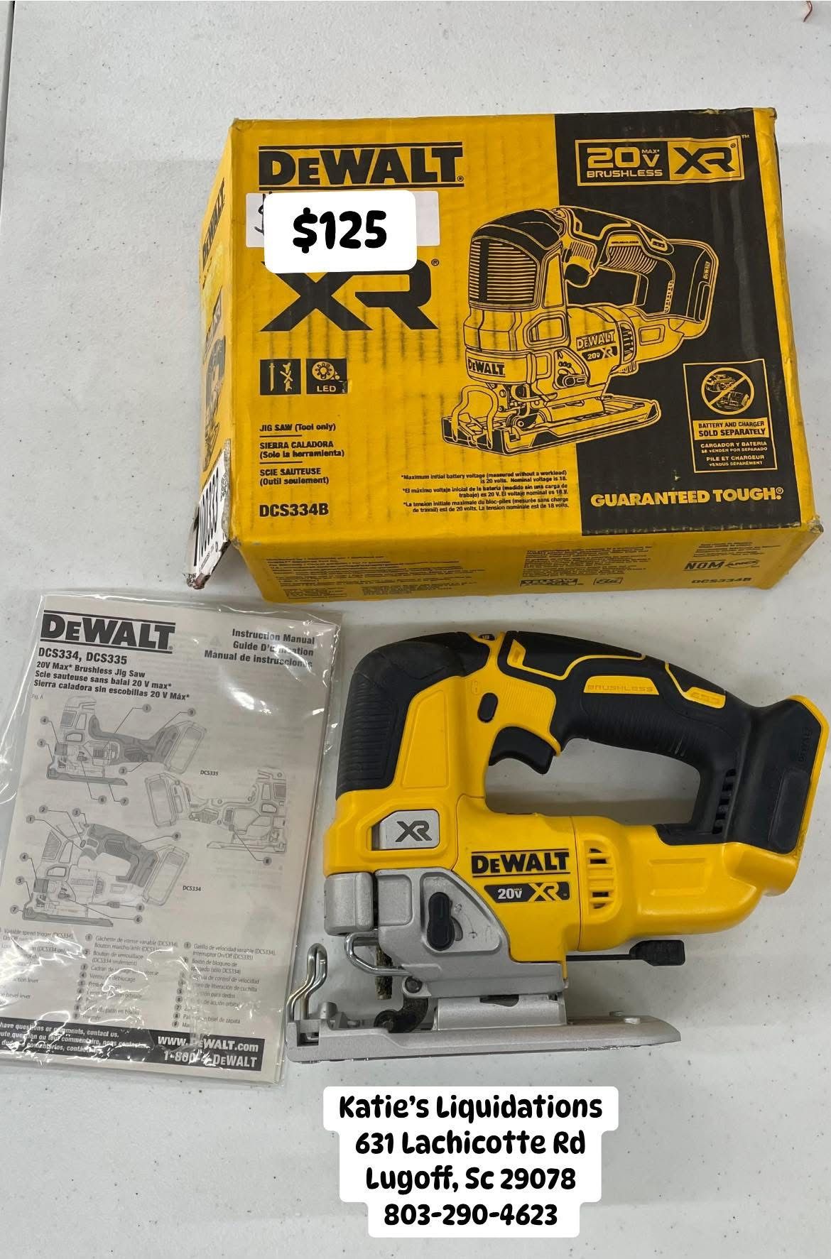DEWALT XR 20-Volt Max Brushless Variable Speed Keyless Cordless Jigsaw