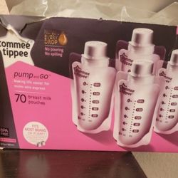 70 Tommee Tippee Breast Milk Pouches