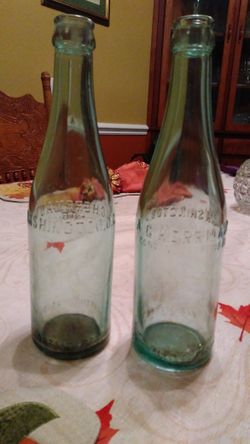 Pre prohibition beer bottles