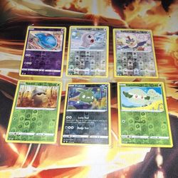 POKEMON RANDOM LO OF BASIC COMMON REVERSE HOLO CARDS...VG CONDITION...ADULT OWNED AND KEPT IN A SMOKE FREE HOME...$1 EACH...
