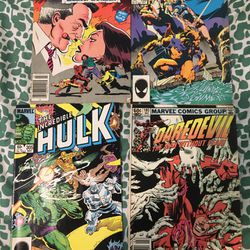 Lot Of 4 80s Marvel Comics 