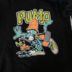 Puma Inspector Black Tee – Size Small | NEW WITH TAGS