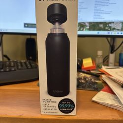 UVBrite,water Bottle, Black