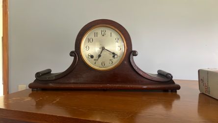 Antique fireplace clock