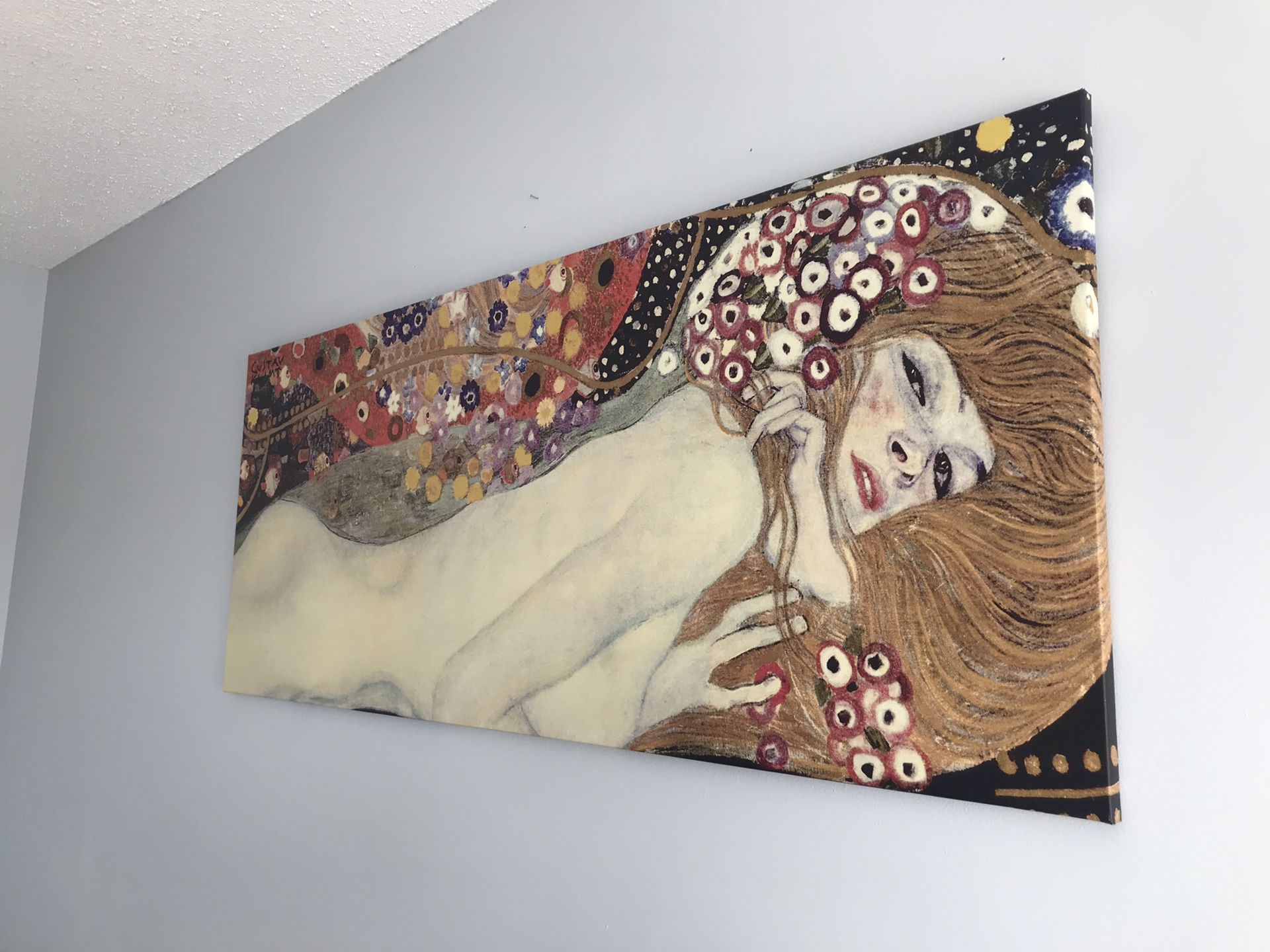 IKEA Gustav Klimt Water Serpents II Canvas