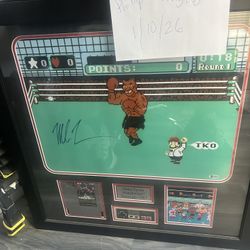 Mike Tyson Signed Memorabilia With Beckett Certification  