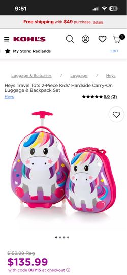 Toddler/kid luggage set