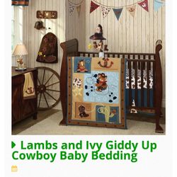 Cowboy Bear Bedding Set