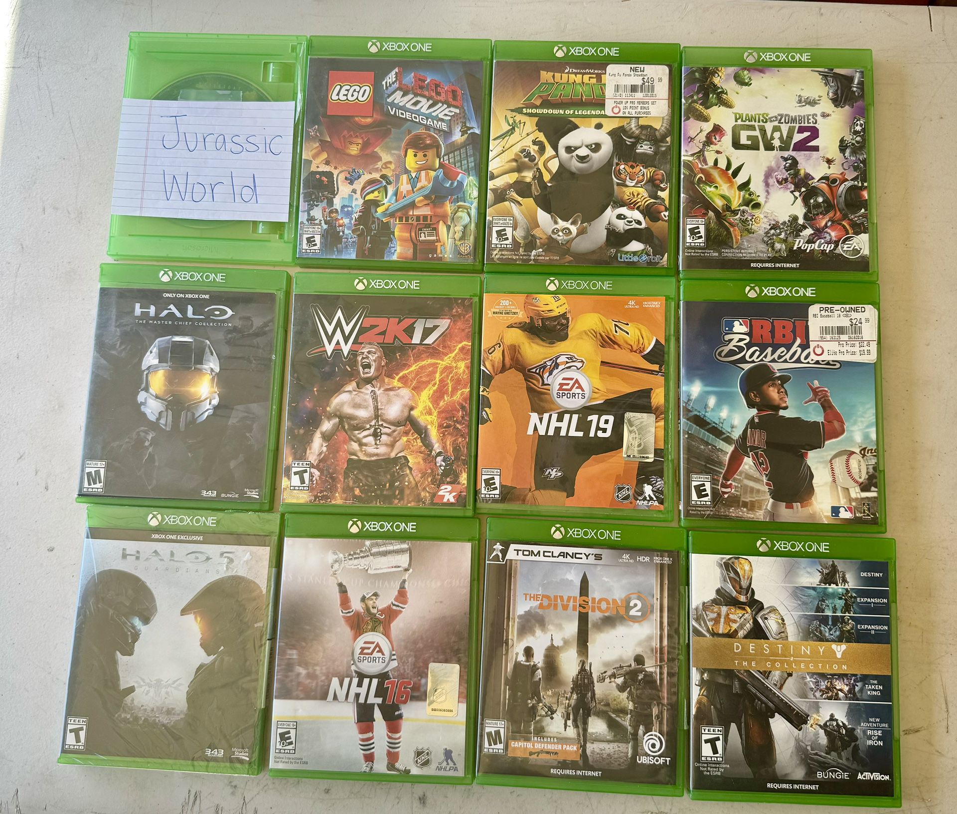 XBOX ONE -12 games , One Is New 