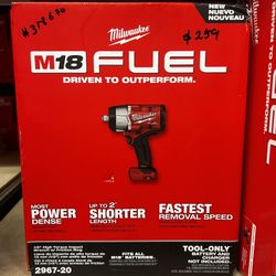 Milwaukee M18 FUEL 18V Lithium-Ion Brushless Cordless 1/2 in. Impact Wrench with Friction Ring (Tool-Only)